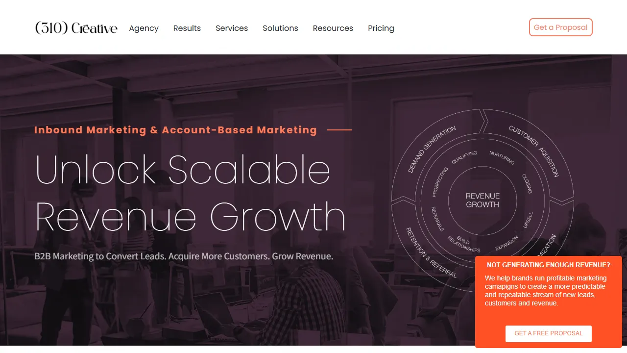 Screenshot of 310 Creative