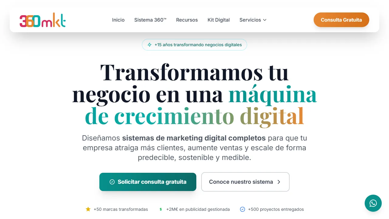 Screenshot of 360MKT | Agencia de Marketing Digital