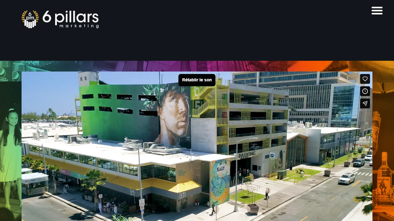 Screenshot of 6 Pillars Marketing