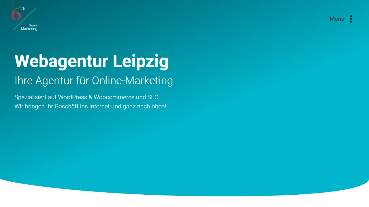 Screenshot of 6th Sense Marketing