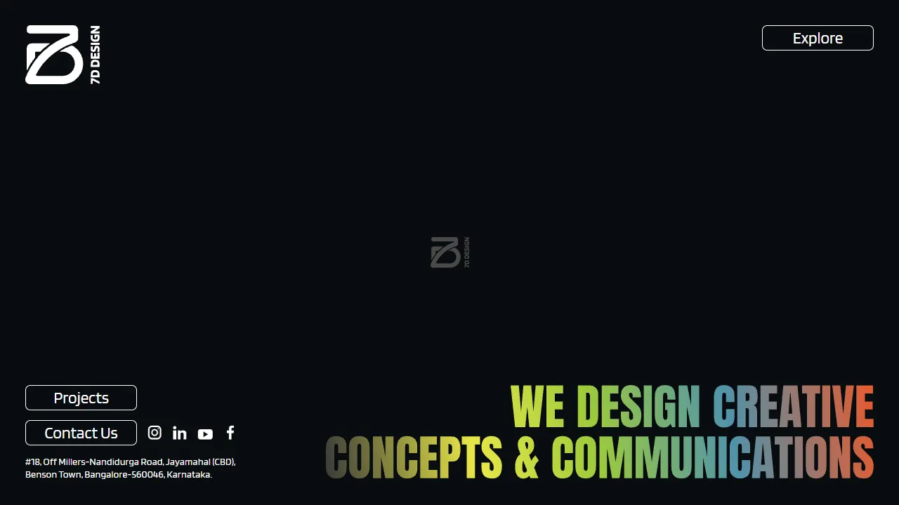 Screenshot of 7D Design Marketing Agency