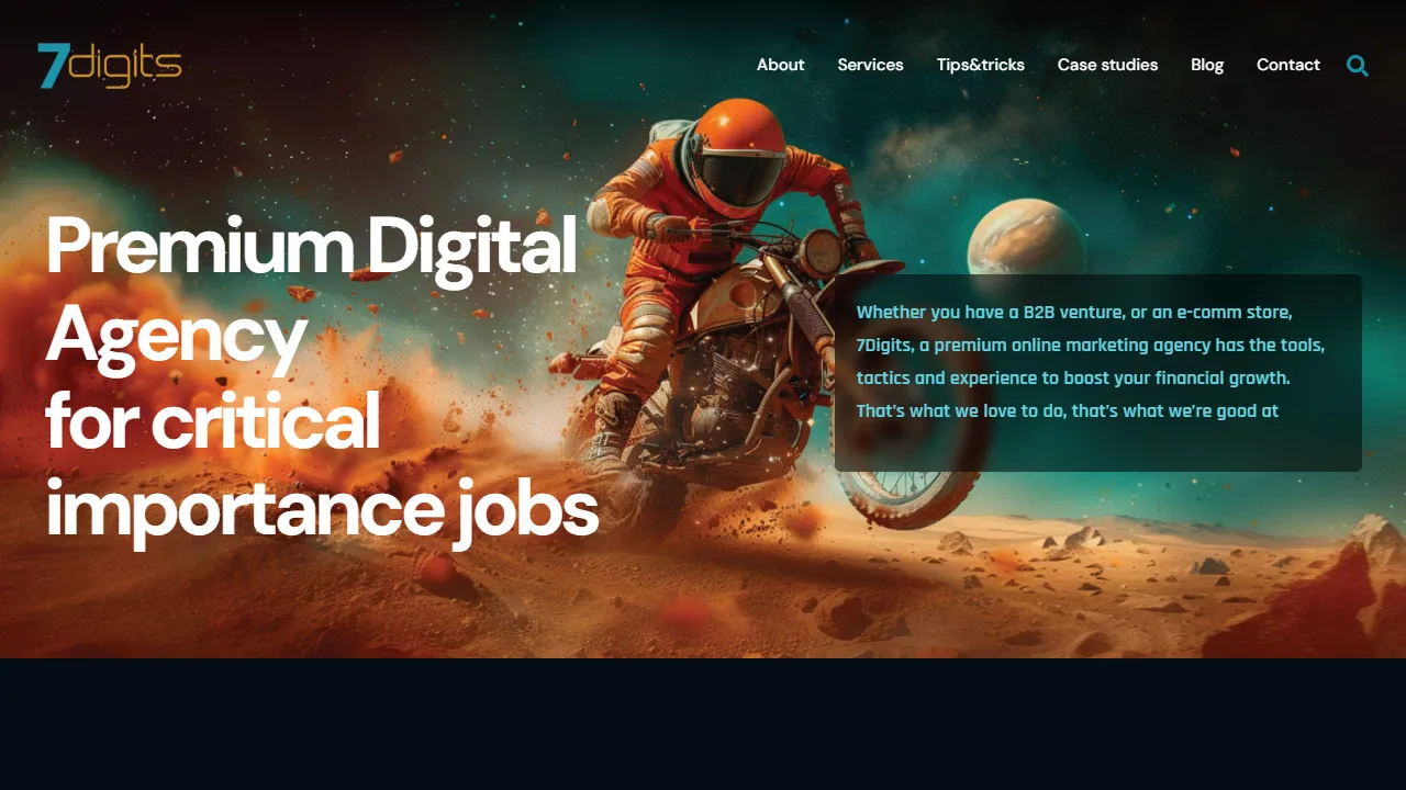 Screenshot of 7Digits Media Zrt.