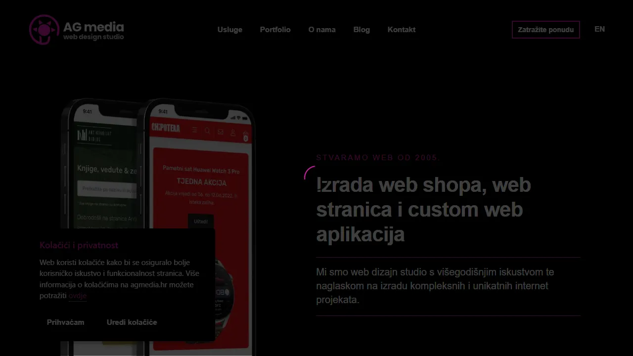 Screenshot of A. G. media d.o.o.