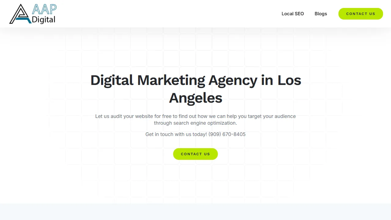 Screenshot of AAP Digital