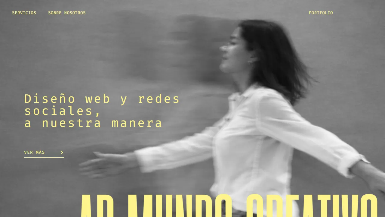 Screenshot of AD mundo creativo