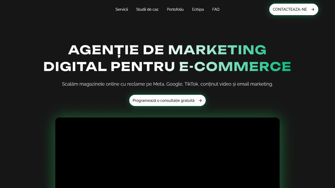 Screenshot of AD Virals Media Agency - London Office