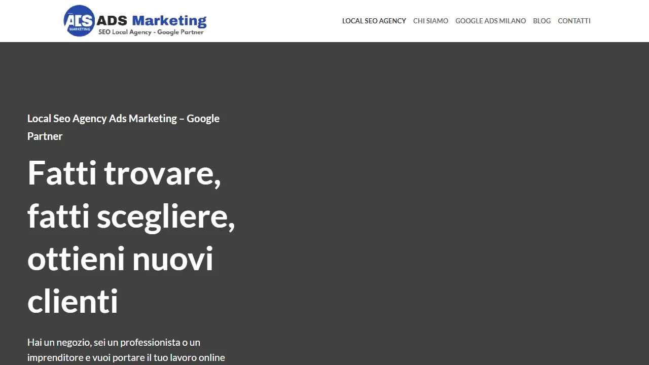 Screenshot of Ads Marketing