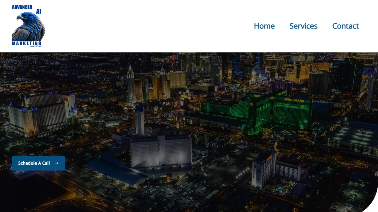 Screenshot of Advanced AI Marketing Las Vegas