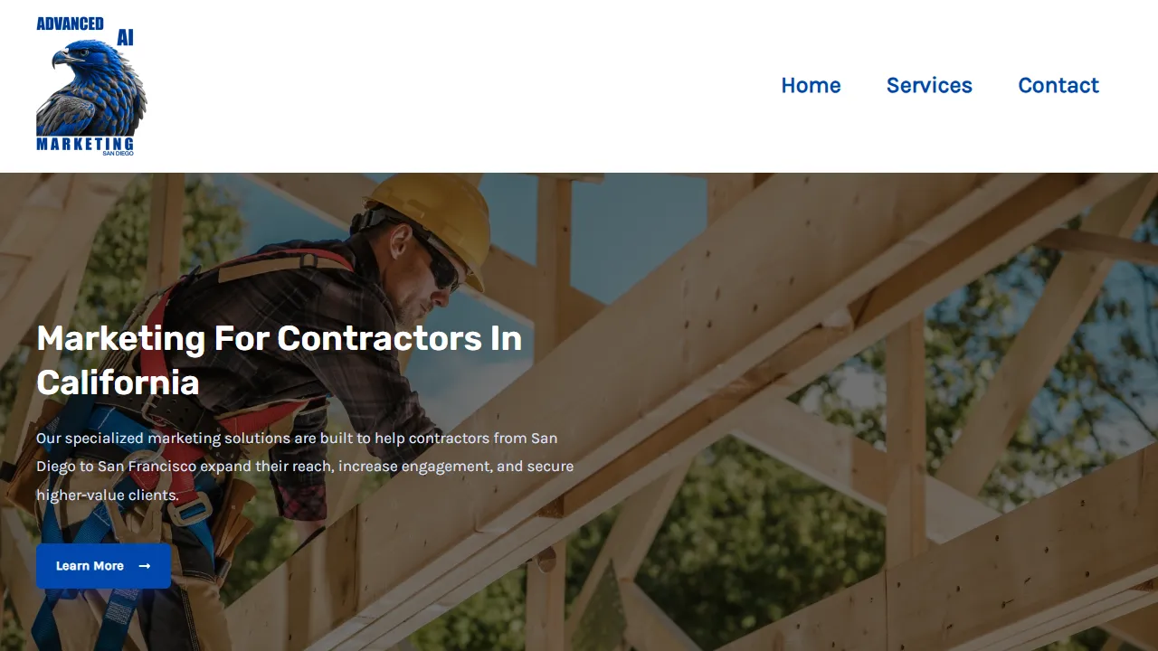 Screenshot of Advanced AI Marketing San Diego