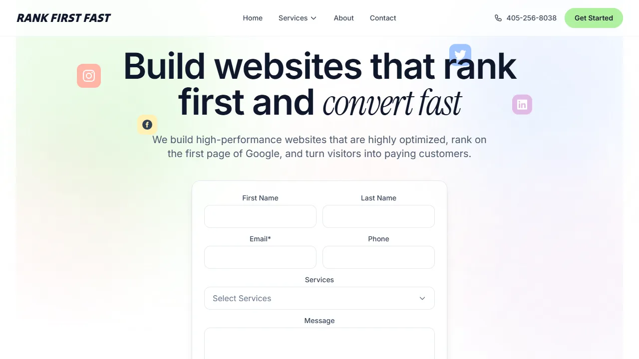 Screenshot of Advantage Digital Marketing - Rank First Fast
