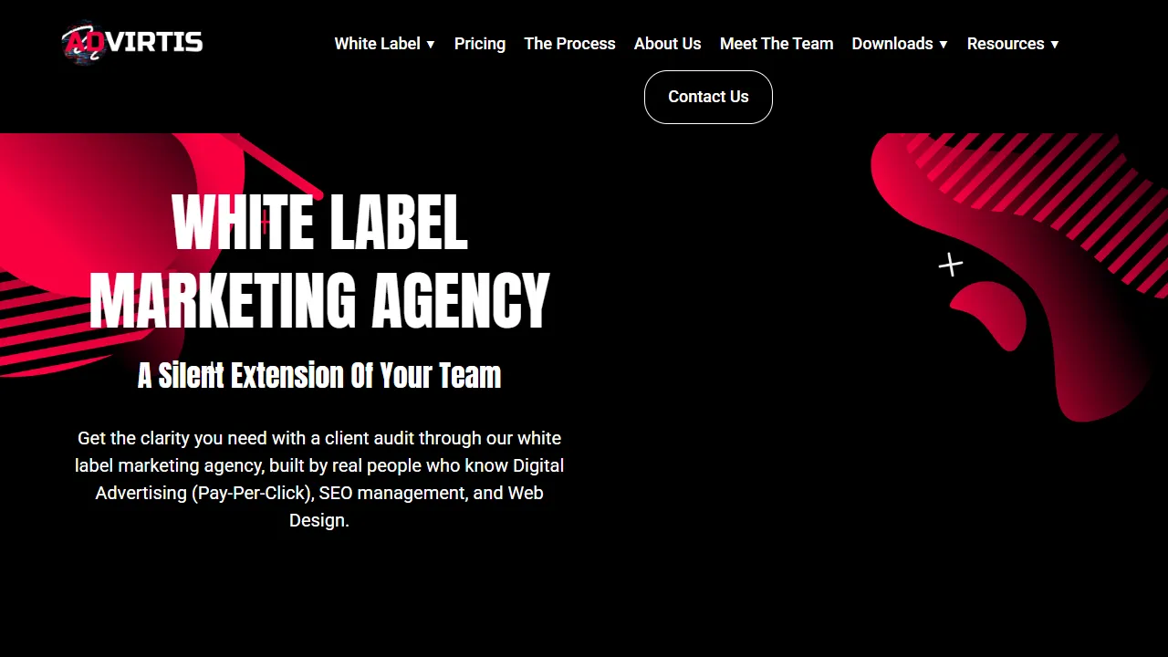 Screenshot of Advirtis