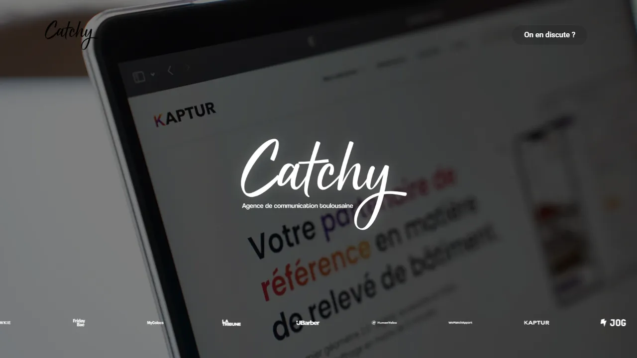 Screenshot of Agence Catchy