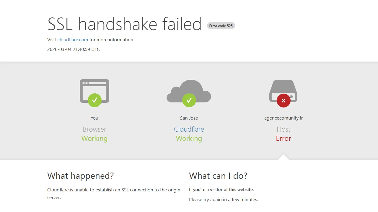 Screenshot of Agence ComUnify