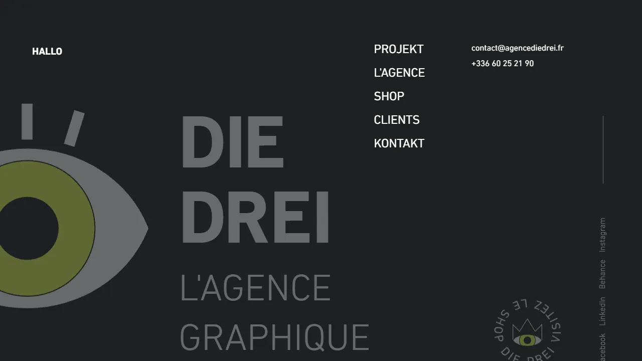 Screenshot of Agence DIE DREI