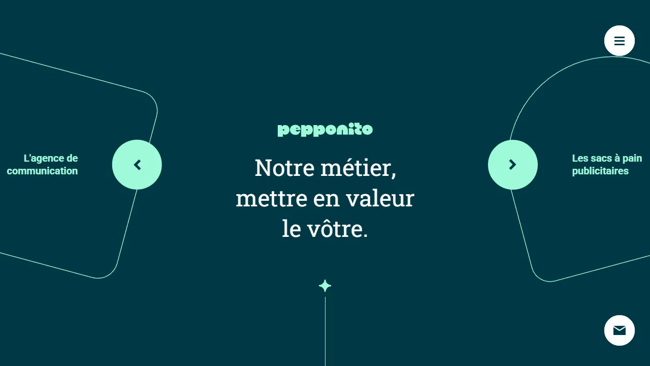 Screenshot of Agence Pepponito