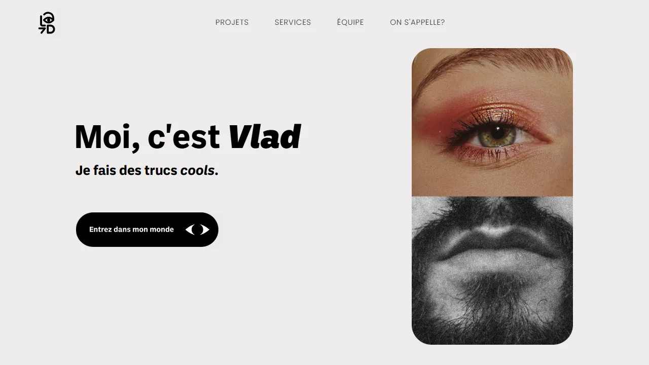 Screenshot of Agence Vlad