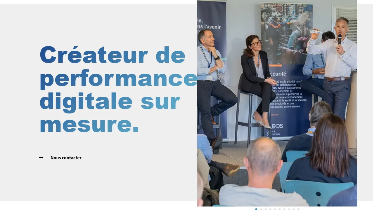 Screenshot of Agence Waves