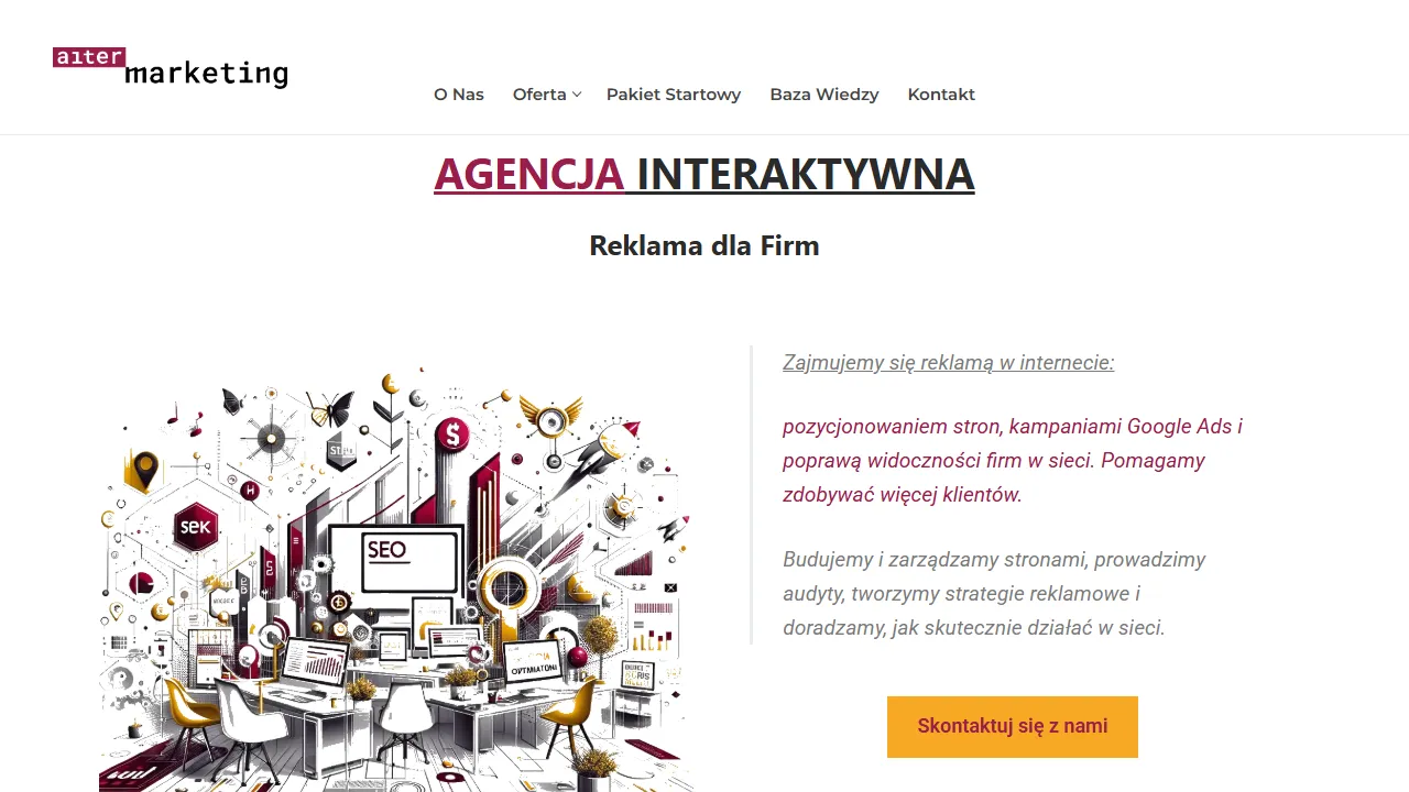 Screenshot of ☑️ Agencja Interaktywna Poznań | Reklama dla Firm