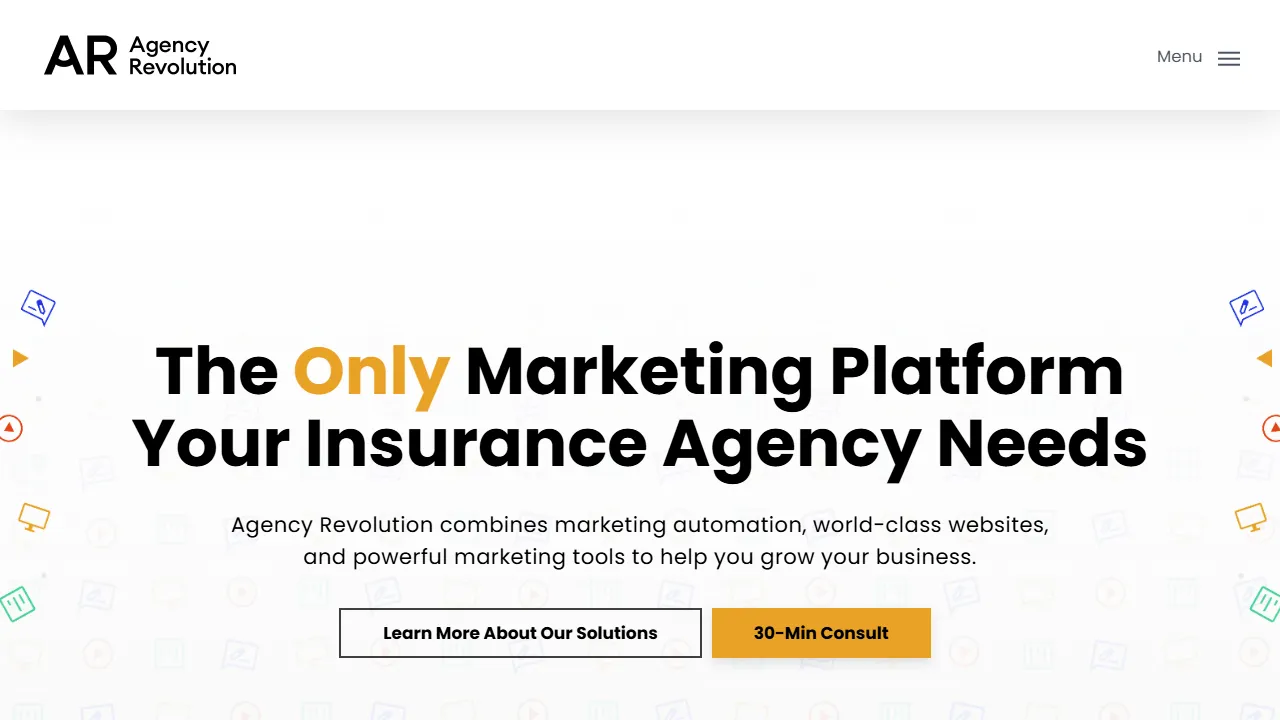 Screenshot of Agency Revolution