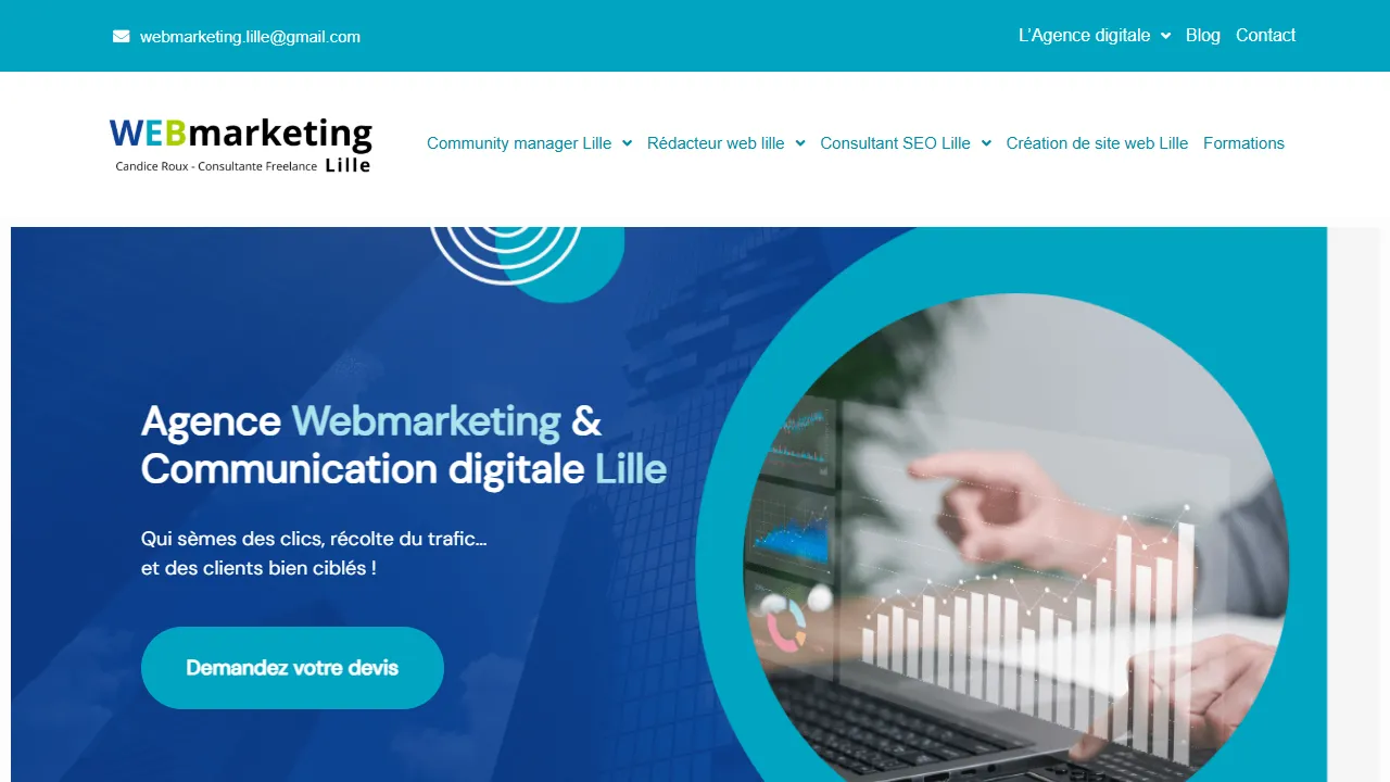 Screenshot of Agency Webmarketing