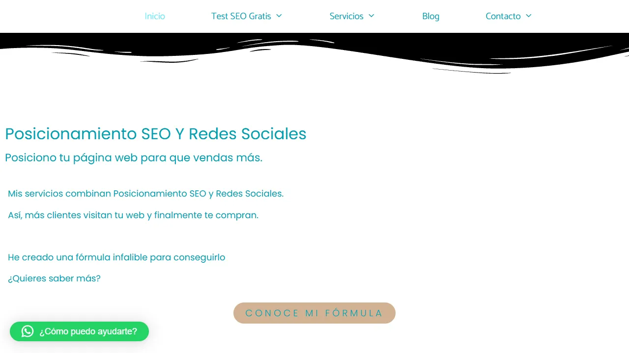 Screenshot of Aida Mark tin - Marketing digital