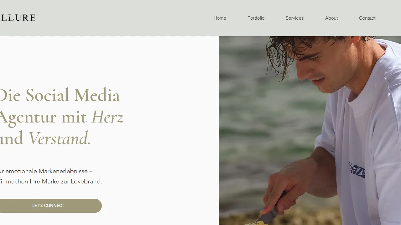 Screenshot of Allure The Agency