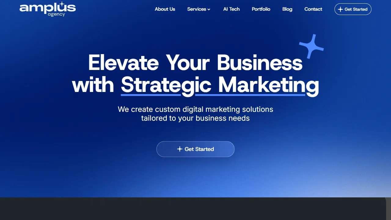 Screenshot of Amplus Agency