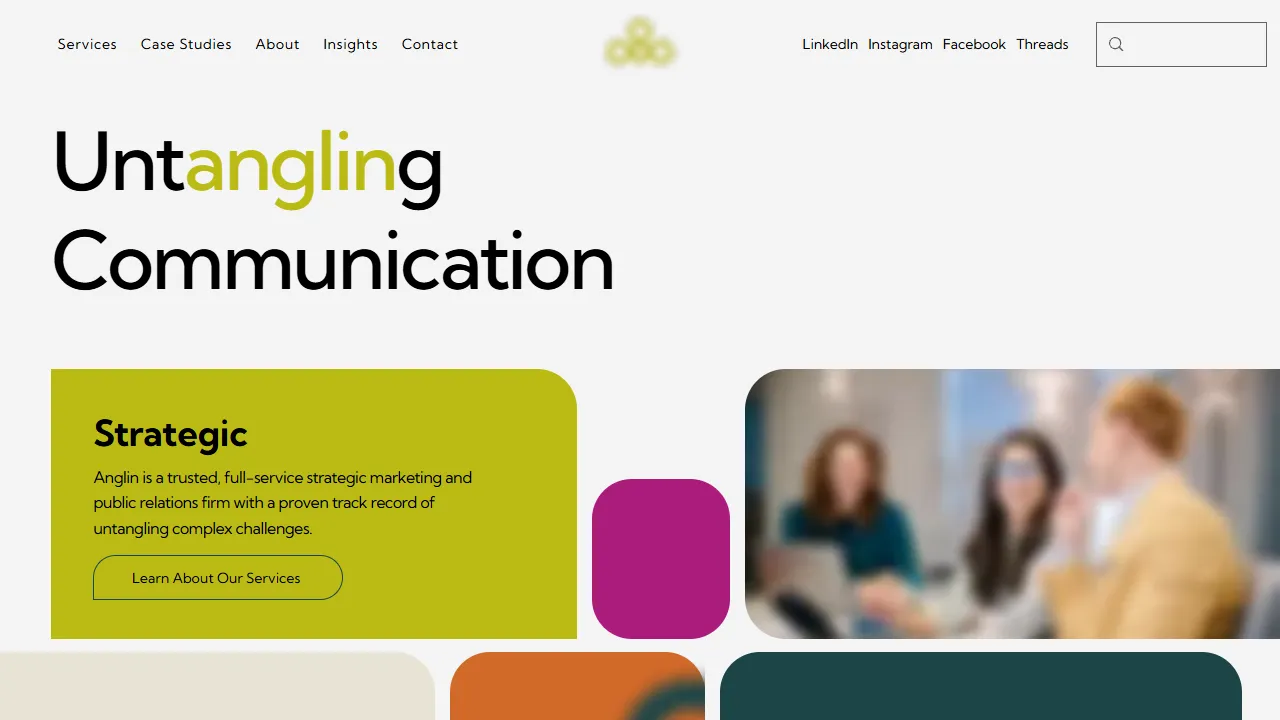 Screenshot of Anglin PR