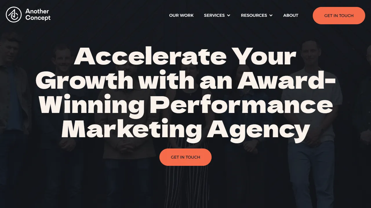 Screenshot of Another Concept Digital Agency