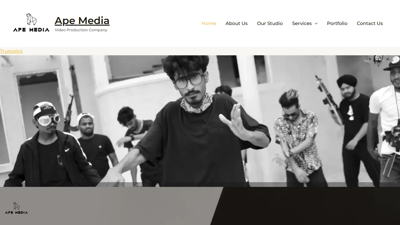 Screenshot of APE Media