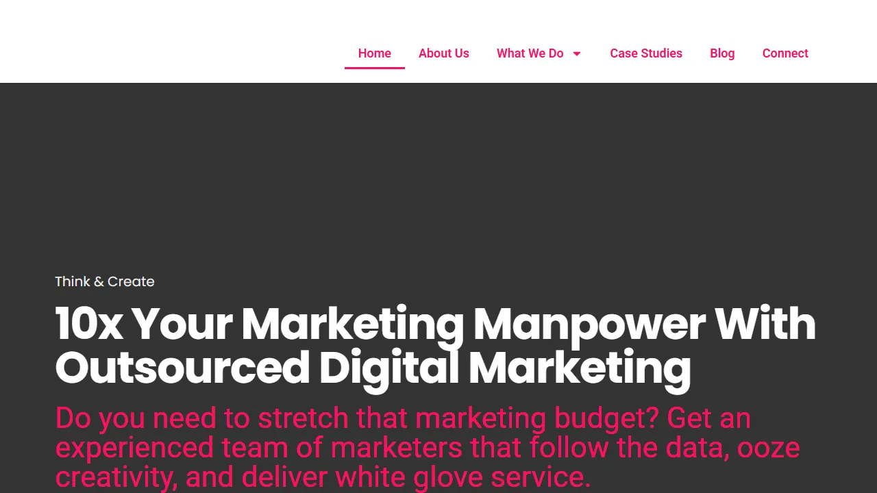 Screenshot of ARC Creative Co.