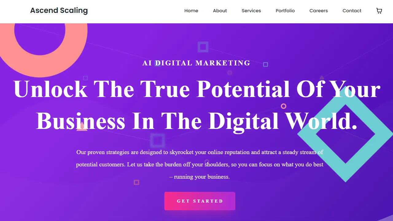 Screenshot of Ascend Scaling Digital Marketing Utah