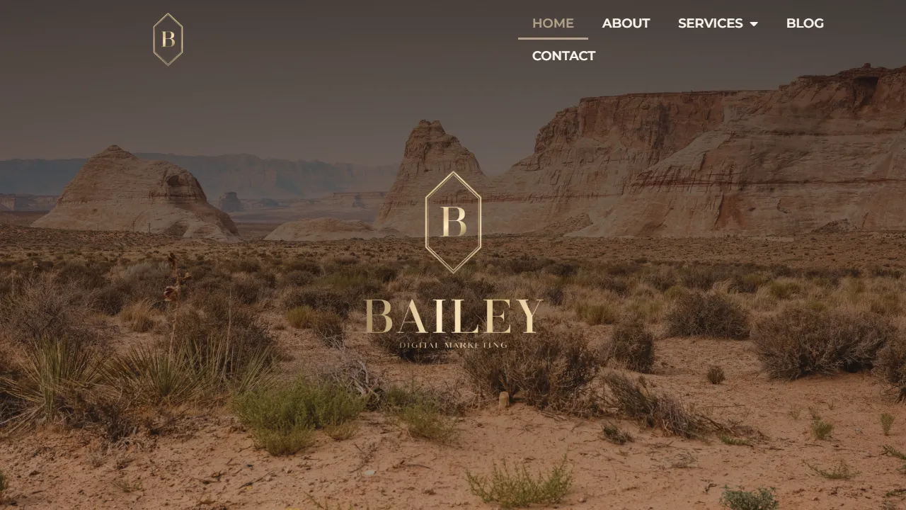 Screenshot of Bailey Digital Marketing