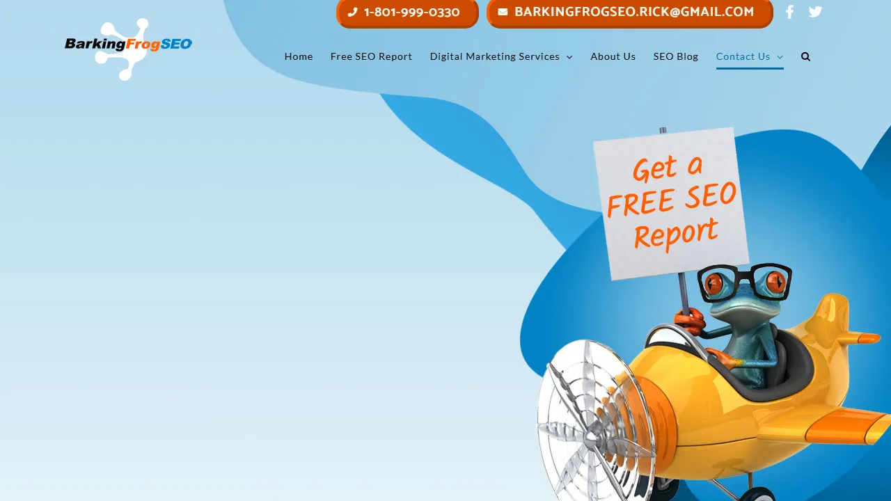 Screenshot of Barking Frog SEO