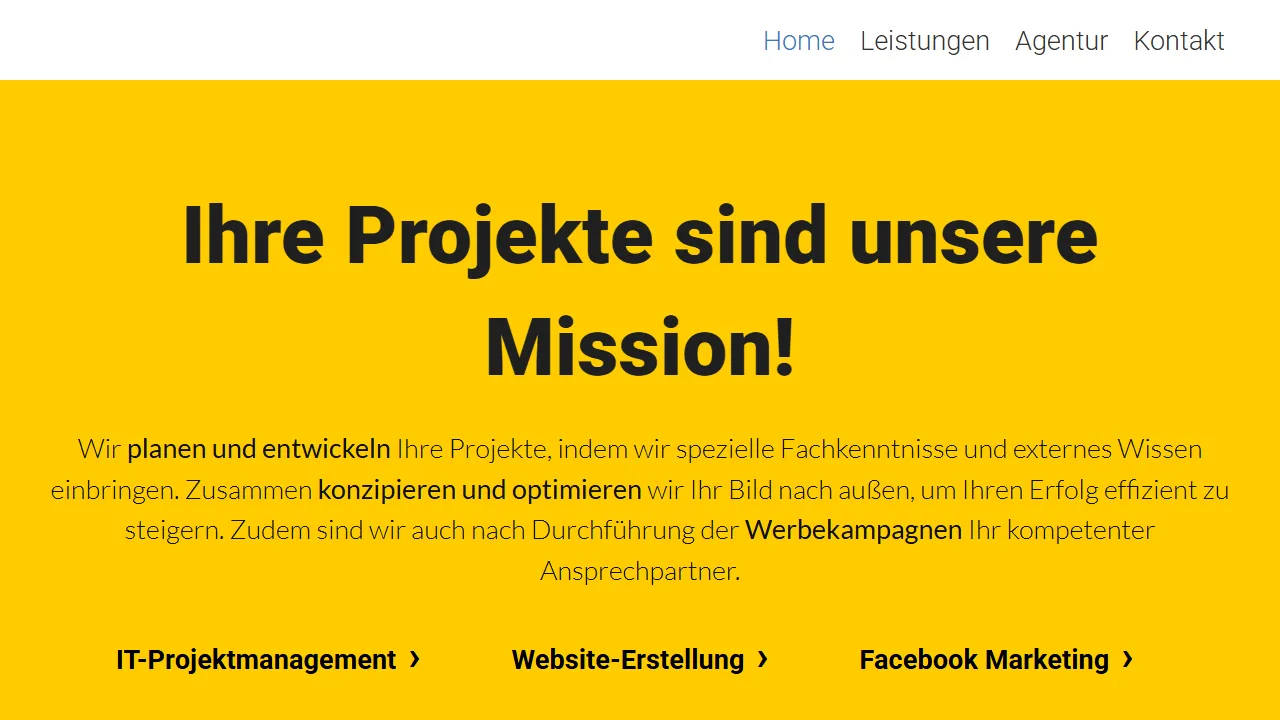 Screenshot of BAROIAN Werbeagentur