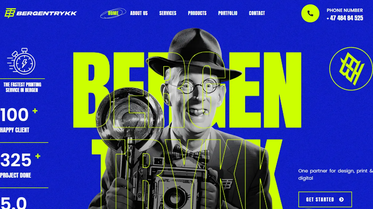 Screenshot of Bergentrykk