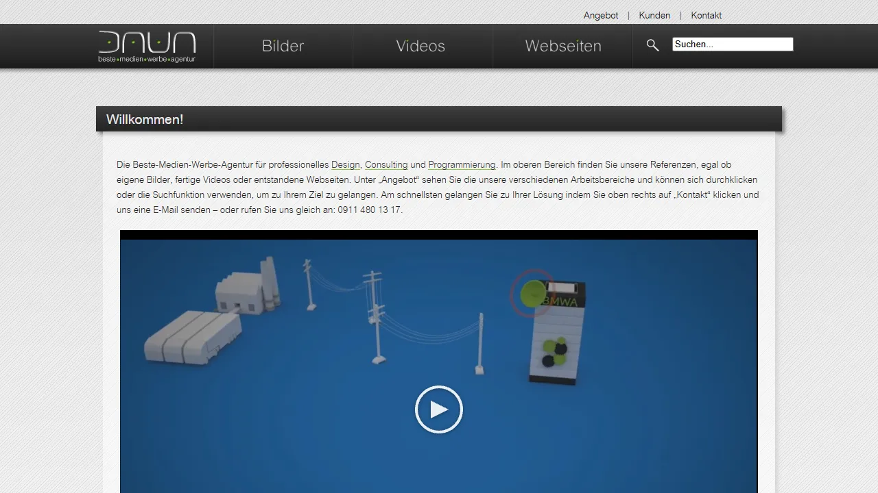 Screenshot of Beste Medien Werbe Agentur (BMWA)