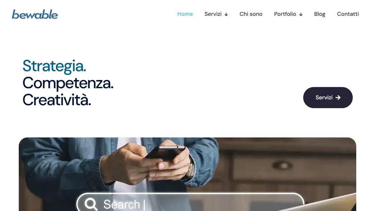 Screenshot of Bewable