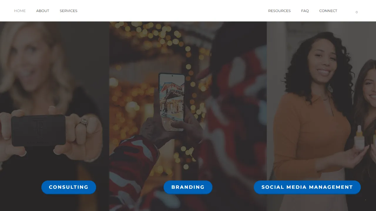 Screenshot of BGD Digital Marketing