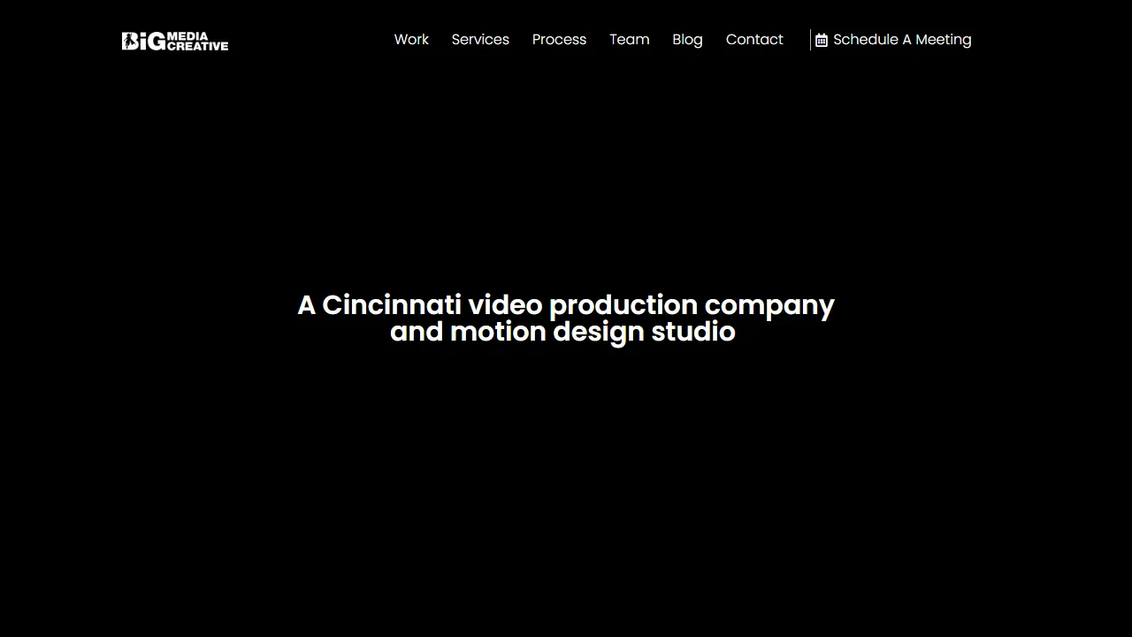 Screenshot of Big Media Creative