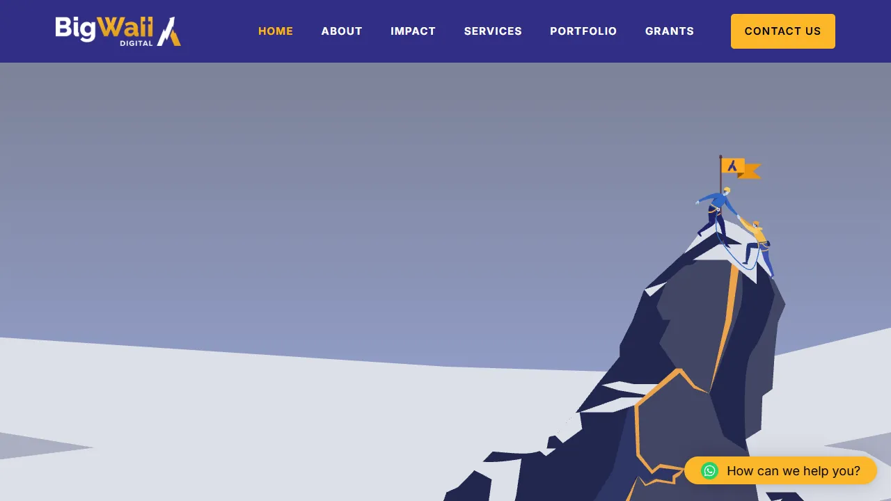 Screenshot of Big Wall Digital