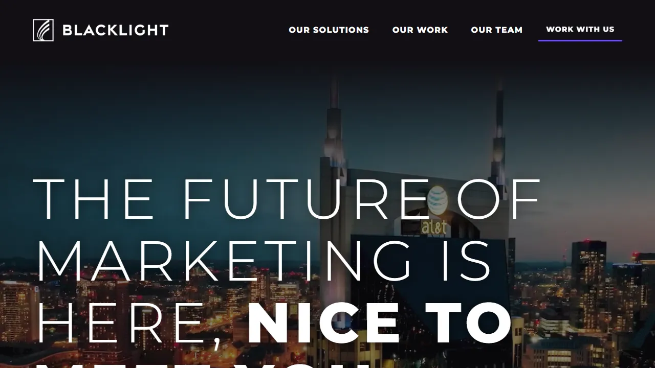 Screenshot of Blacklight Group