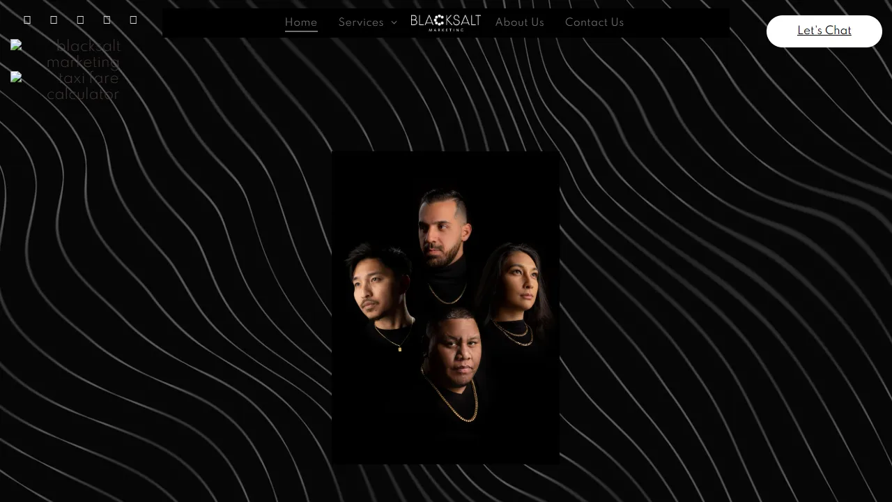 Screenshot of Blacksalt Marketing