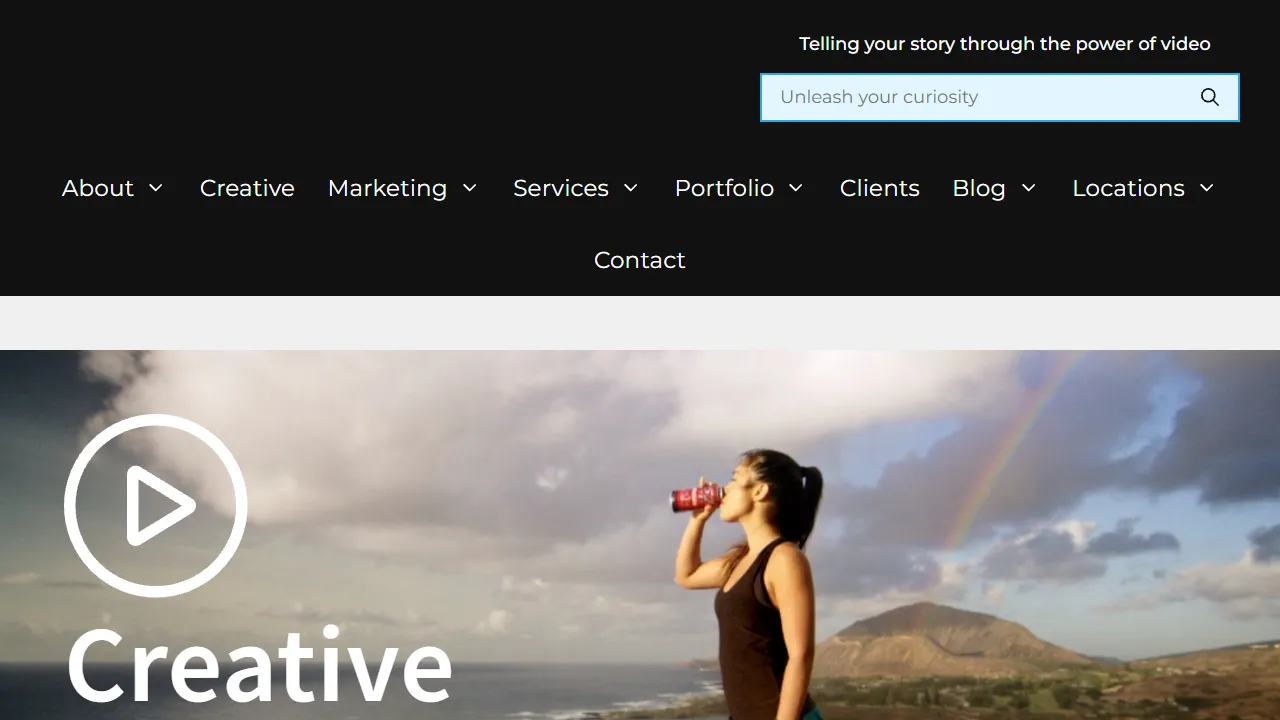 Screenshot of Blare Media