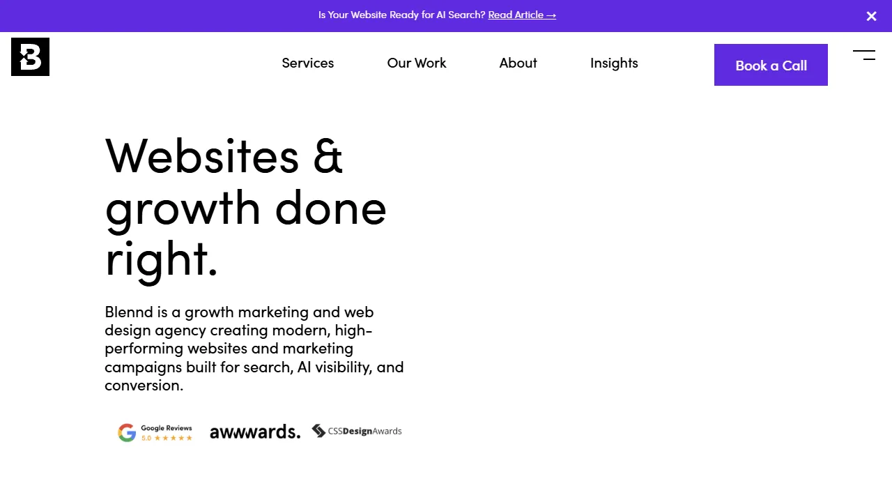 Screenshot of Blennd