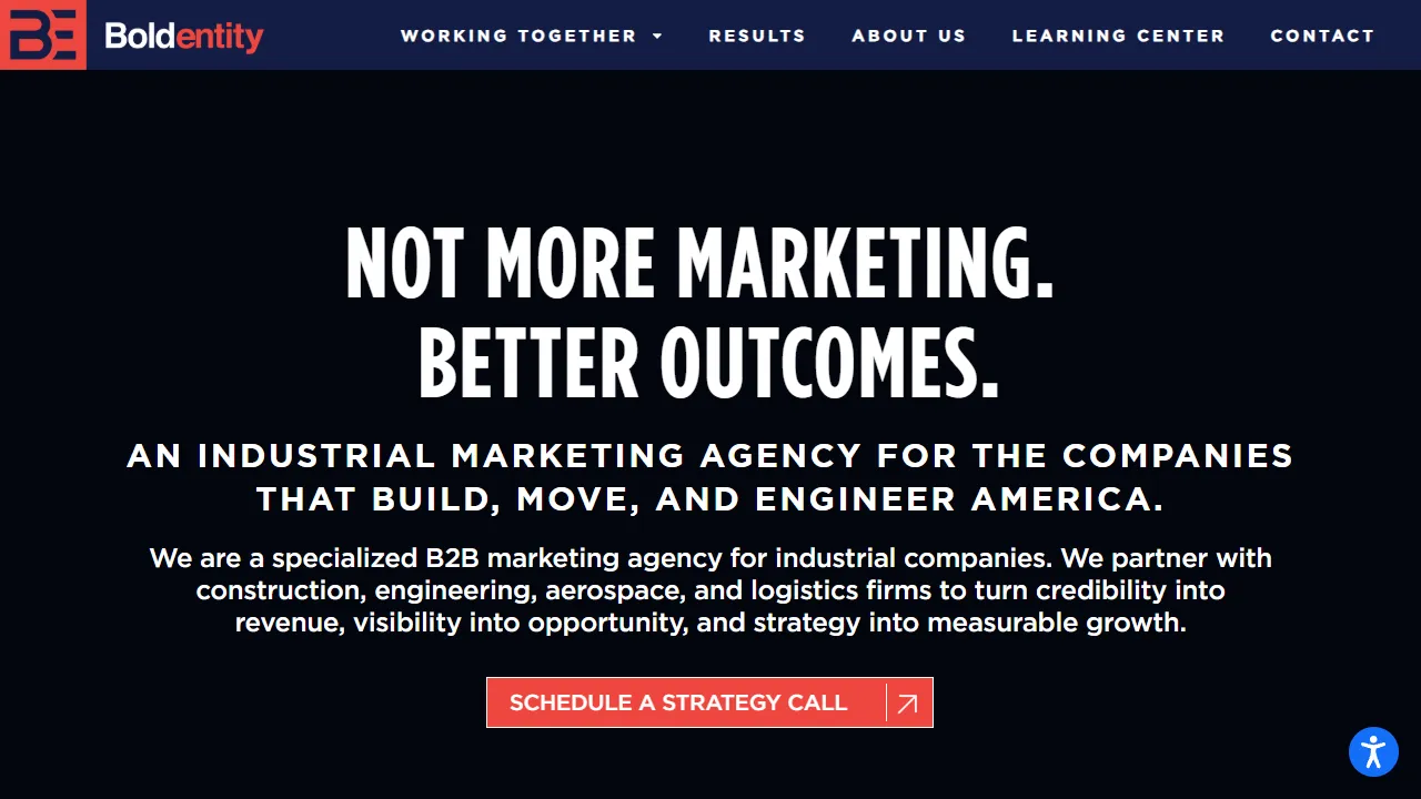 Screenshot of Bold Entity