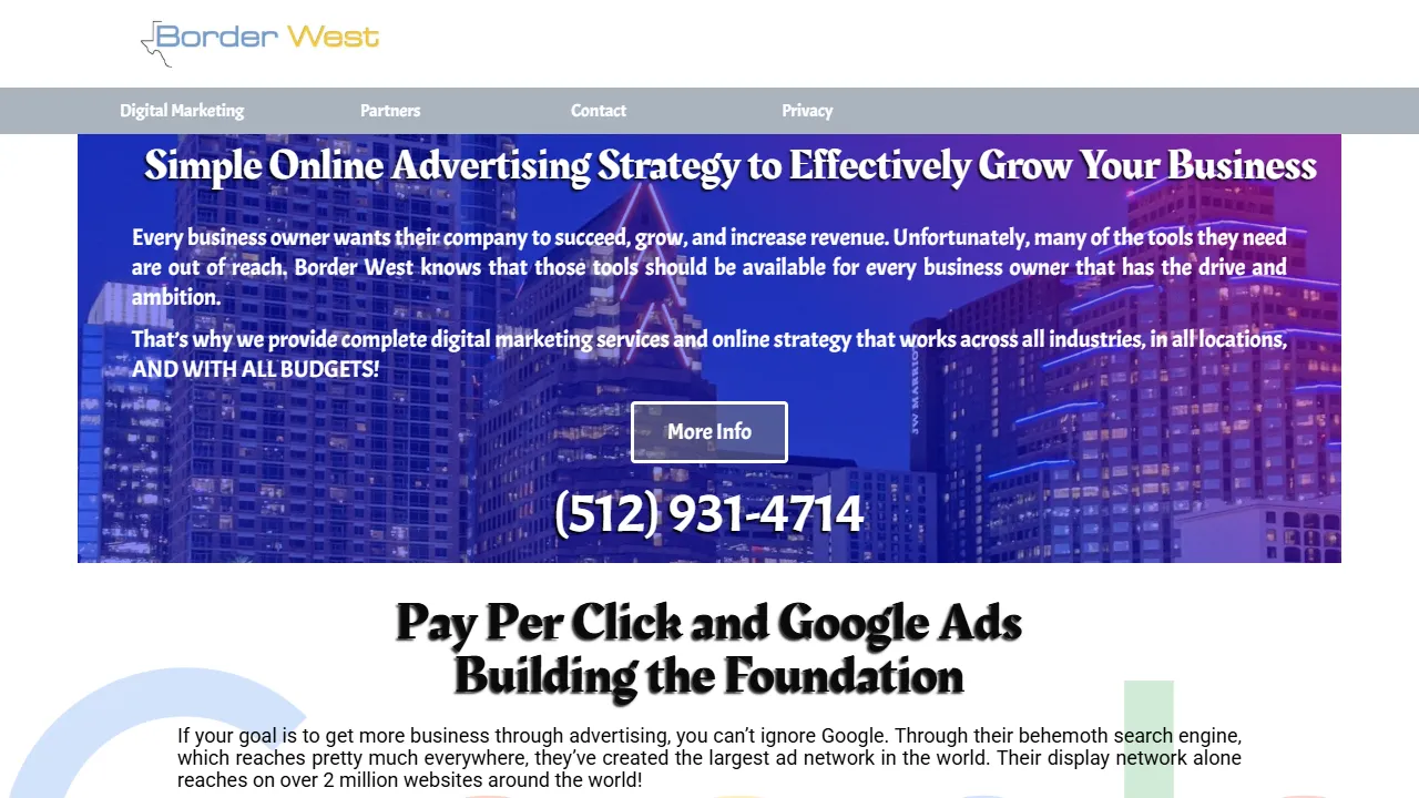 Screenshot of Border West