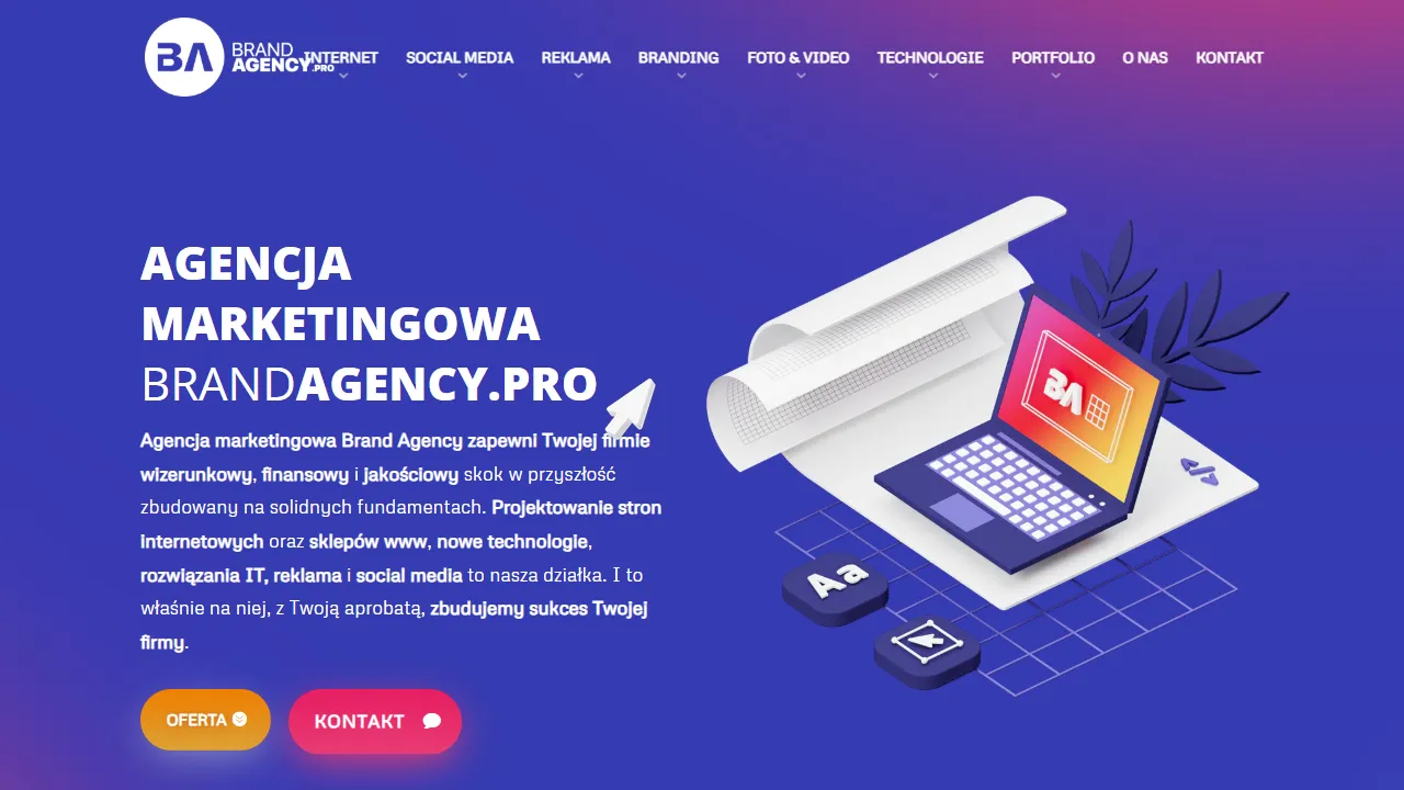 Screenshot of Brand Agency | Agencja Marketingowa Wrocław