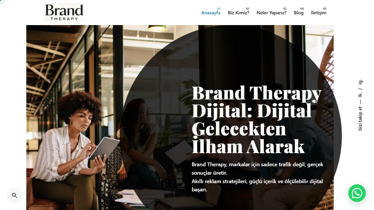 Screenshot of Brand Therapy SEO ve Sosyal Medya Danışmanlık Ajansı