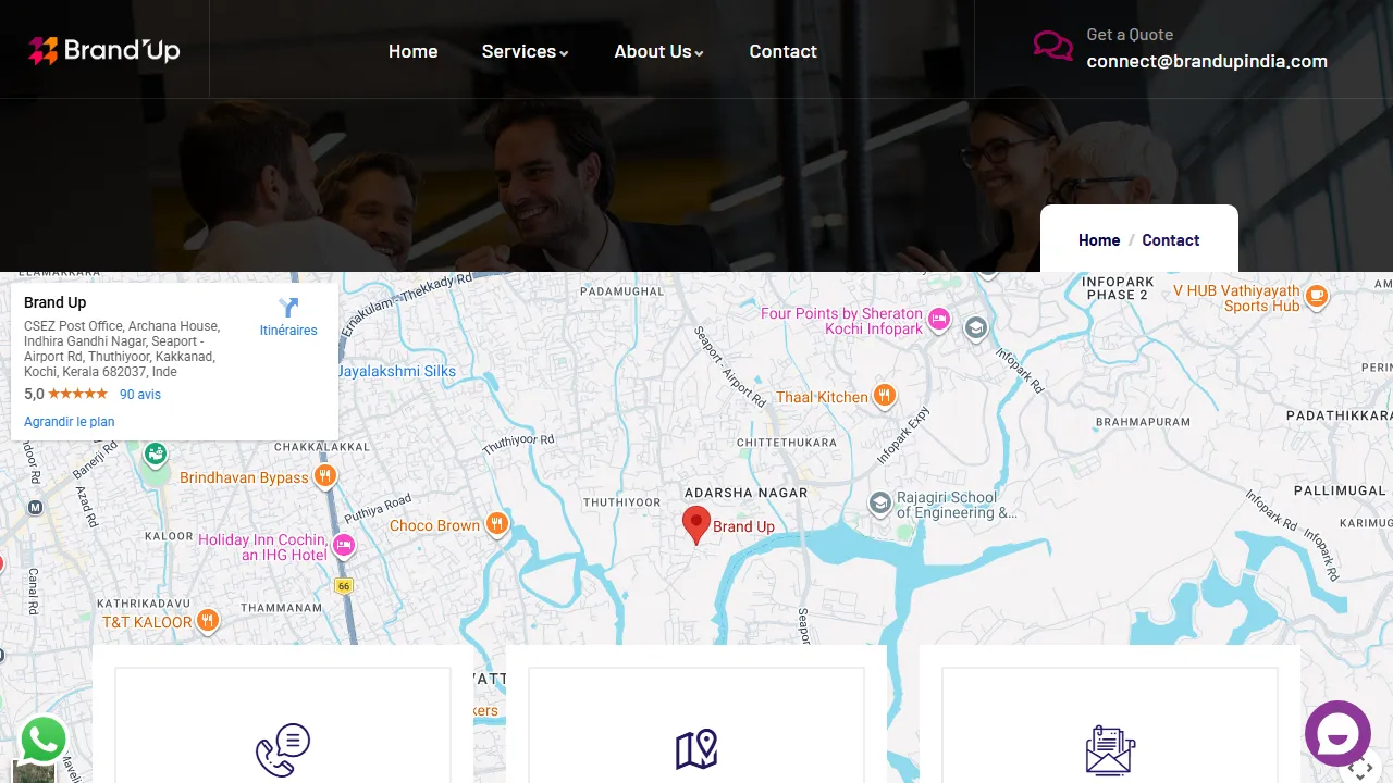 Screenshot of Brand Up